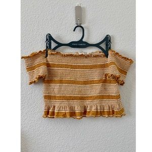 Sky And Sparrow Womens Off The Shoulder Top